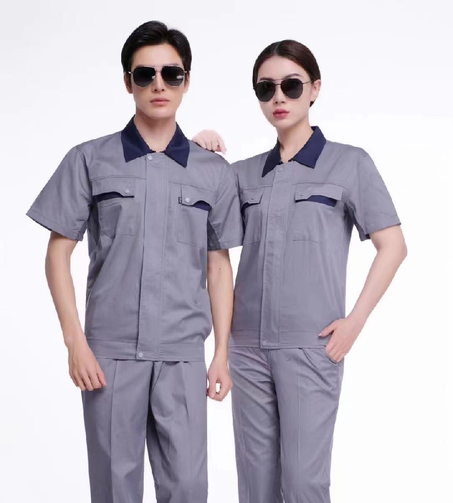 渭南工作服定做-長(zhǎng)袖工服定制-套裝工衣訂制-華宏云神工作服
